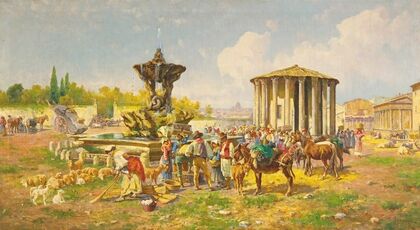 THE TEMPLE OF VESTA, ROME