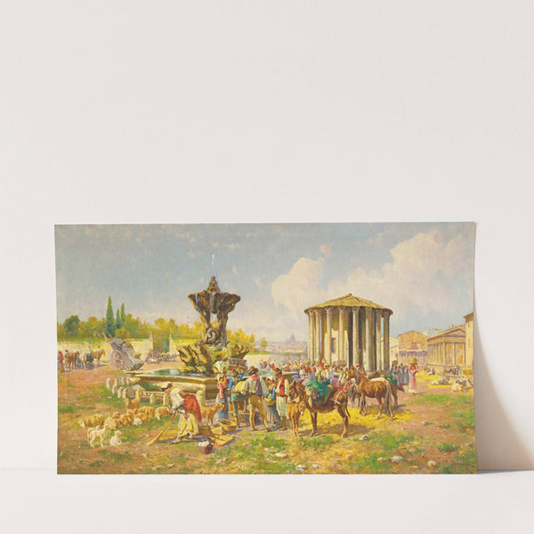 THE TEMPLE OF VESTA, ROME by Pietro Barucci