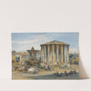 The Temple Of Vesta, Rome by Ludwig Johann Passini