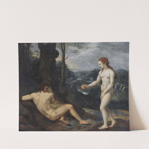 The Temptation Of Adam And Eve by Laurentius de Neter