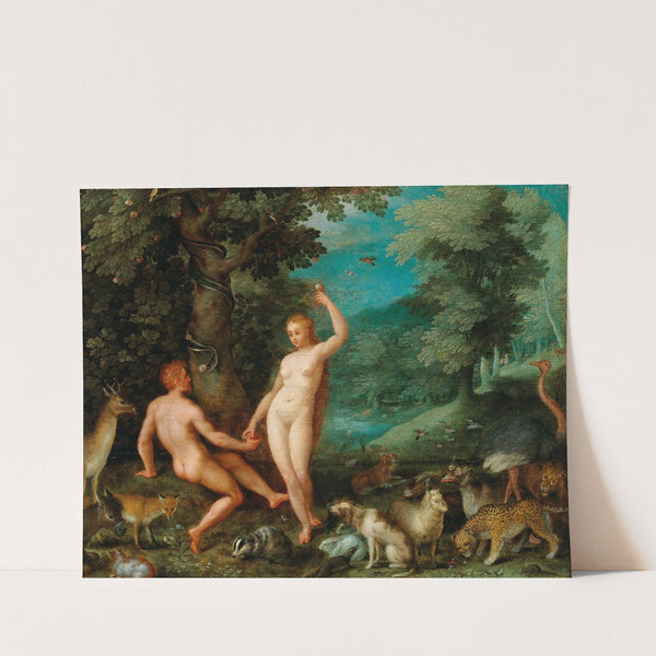 The Temptation Of Adam In Paradise by Jan Brueghel The Elder