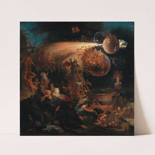 The Temptation of Saint Anthony (1680s) by Domenicus van Wijnen