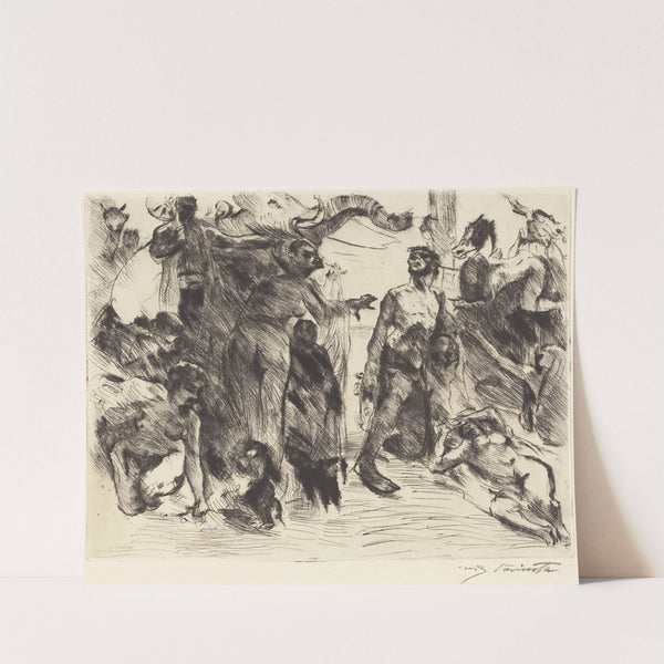 The Temptation of Saint Anthony (Die Versuchung des heiligen Antonius) (1919) by Lovis Corinth