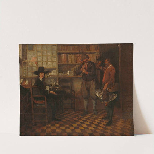 The Tenant Farmer's Rent by Quirijn Van Brekelenkam