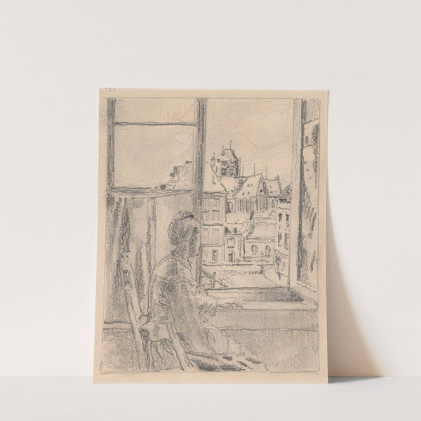 The Teniersplaats in Antwerp by Henri de Braekeleer