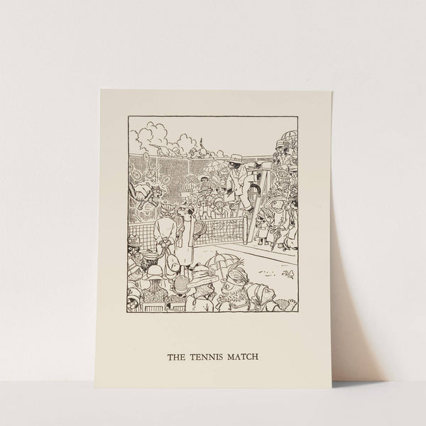 The tennis match by William Ely Hill