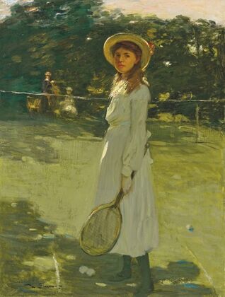 The tennis player