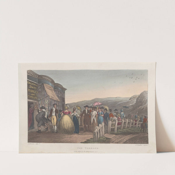 The Terrace (1813) by Thomas Rowlandson