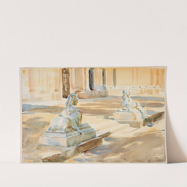 The Terrace at La Granja by John Singer Sargent