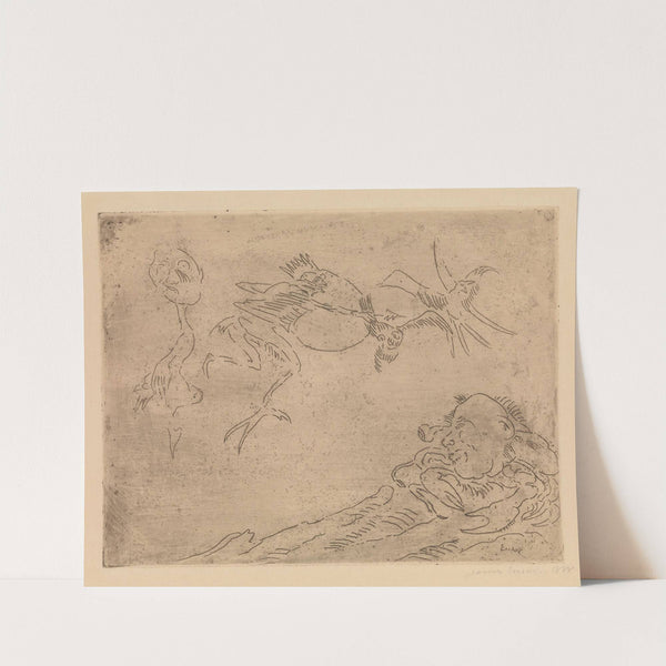 The Terrible Archer by James Ensor