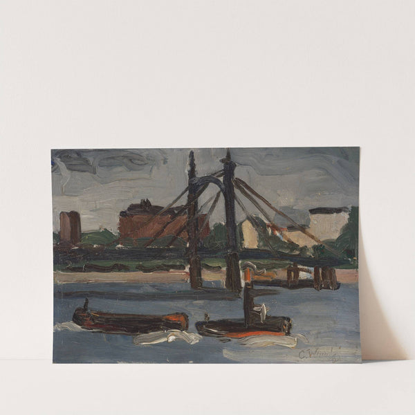 The Thames at Battersea (1925) by Christopher Wood