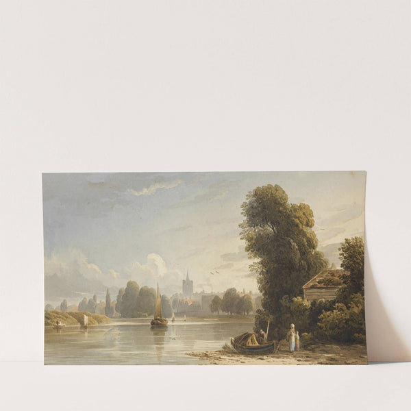 The Thames At Chiswick (1814) by John Varley