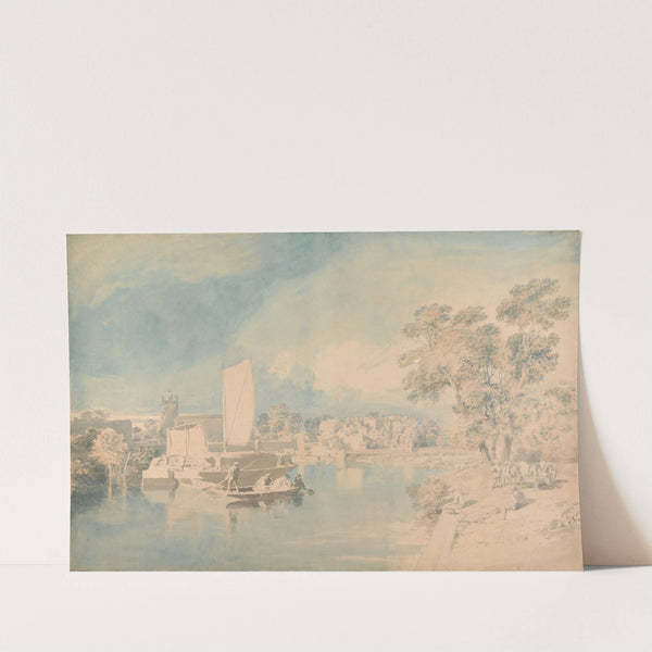 The Thames at Isleworth by John Glover