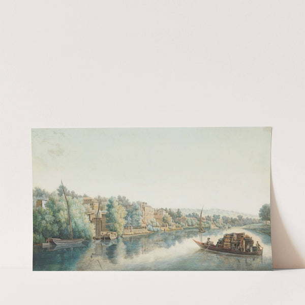 The Thames At Richmond (1770-1780) by William Marlow