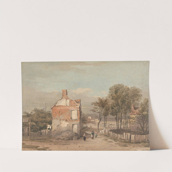 The Thames Near the Penitentiary, Millbank, London by John Varley