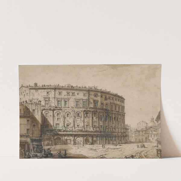 The Theatre of Marcellus, Rome, after Giovanni Battista Piranesi by William Parrott