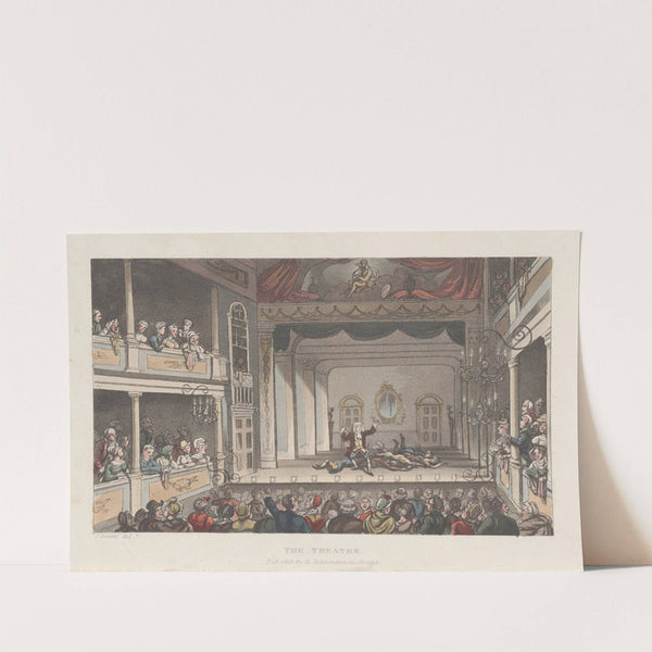 The Theatre (1813) by Thomas Rowlandson