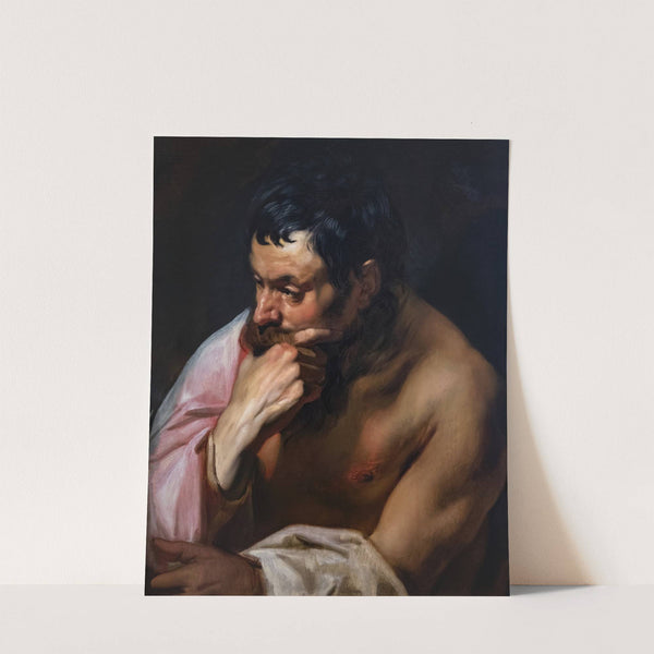 The thinker or Fauna in meditation by Jacob Jordaens