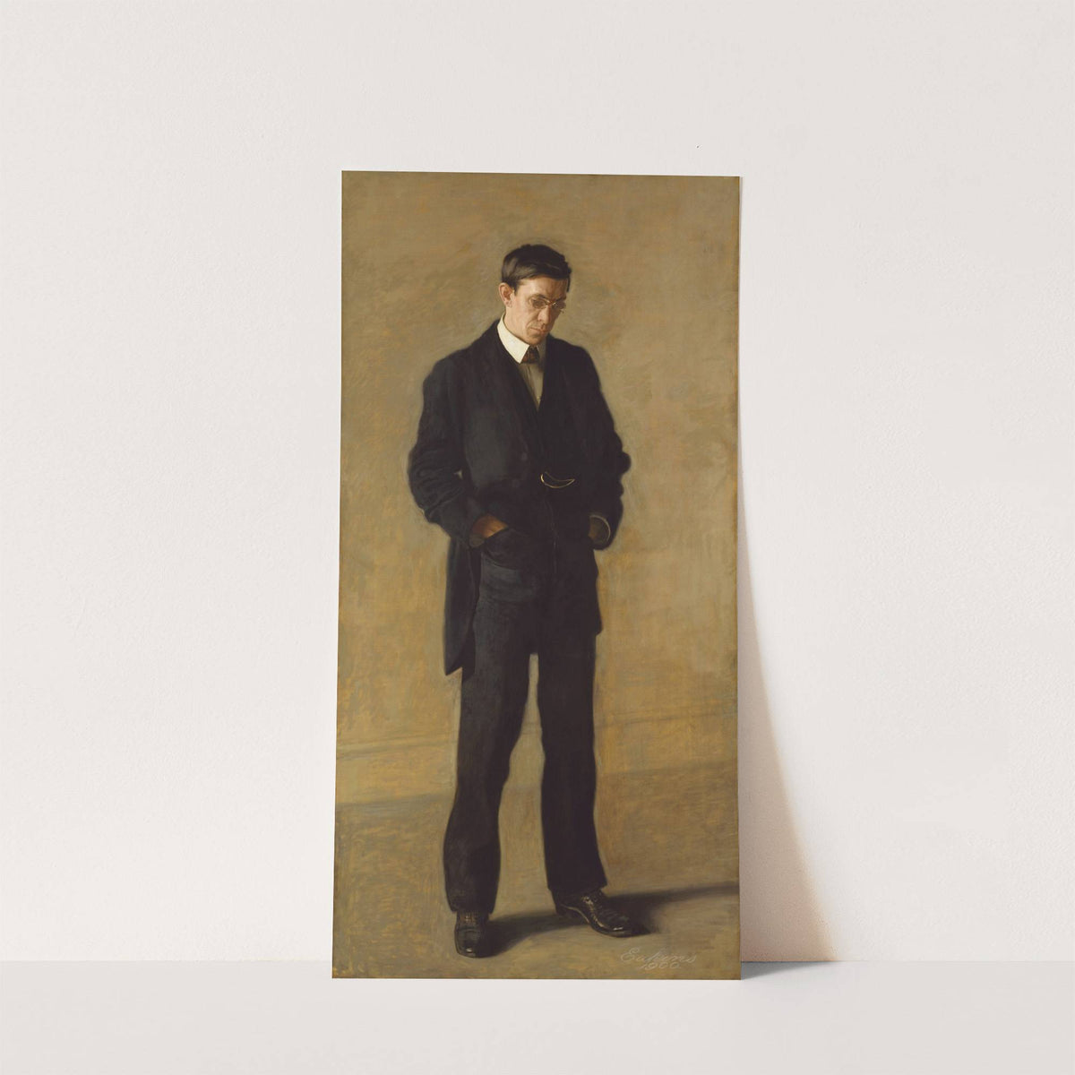The Thinker; Portrait of Louis N. Kenton (1900) by Thomas Eakins