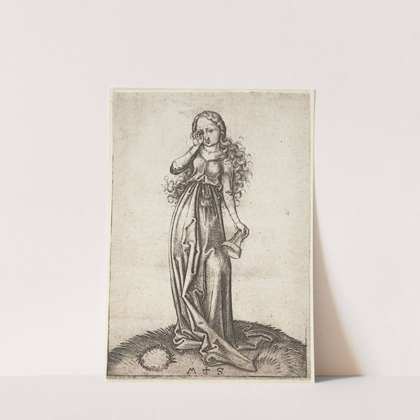 The third foolish Virgin by Martin Schongauer