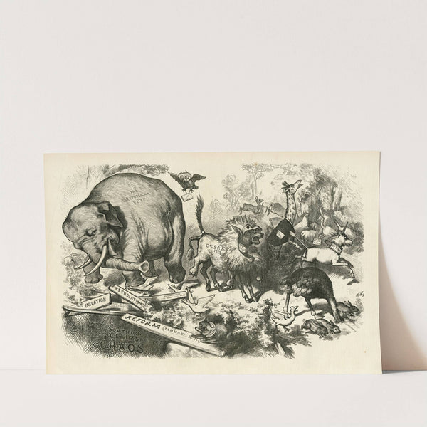 The third-term panic (1874) by Thomas Nast