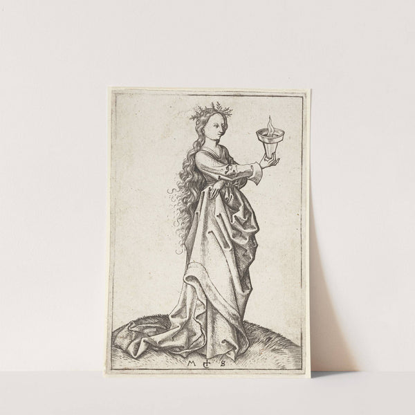 The third wise Virgin by Martin Schongauer