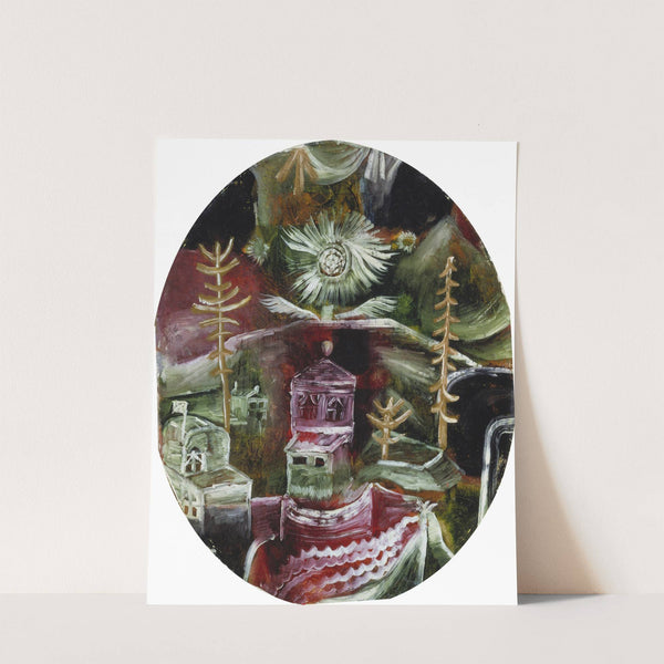 The Thistle Flower House by Paul Klee