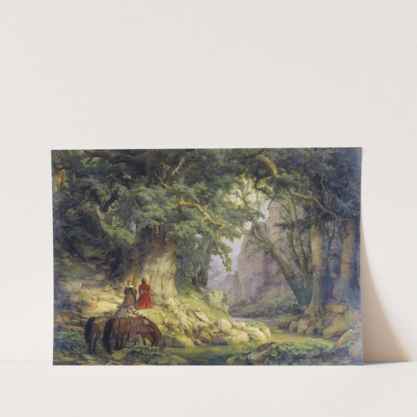 The Thousand-Year-Old Oak by Karl Friedrich Lessing