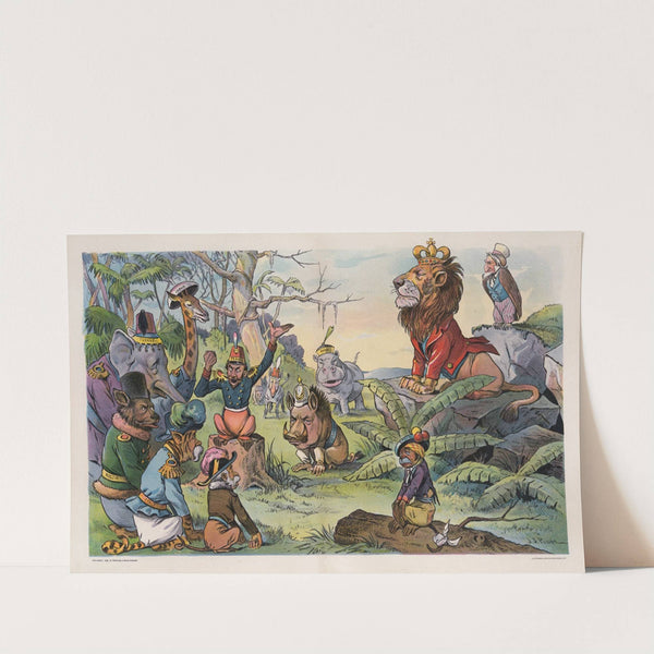 The threatened revolt in the jungle by John Samuel Pughe