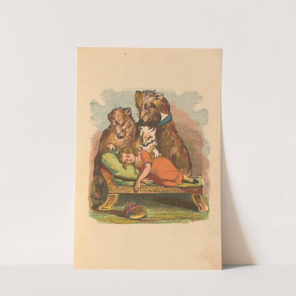 The Three Bears Pl.6 (1851) by Harrison William Weir
