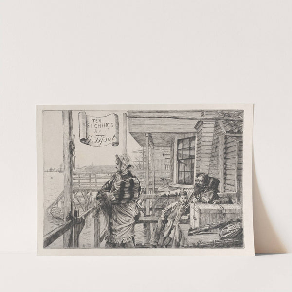 The Three Crows Inn, Gravesend (1877) by James Tissot