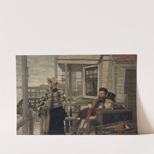 The Three Crows Inn, Gravesend (c.1873) by James Tissot