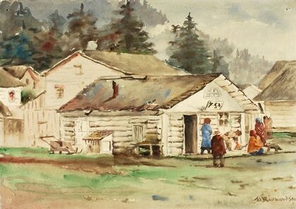 The Three Crows Market, Sitka, 1889 — size preview