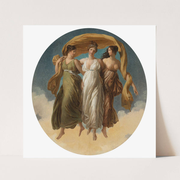 The Three Graces by Alexandre Evariste Fragonard