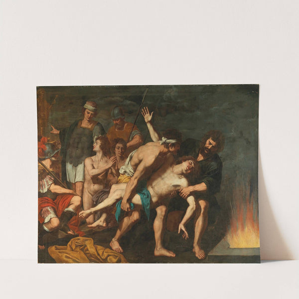 The three Hebrews in the fiery furnace by Giuseppe di Guido