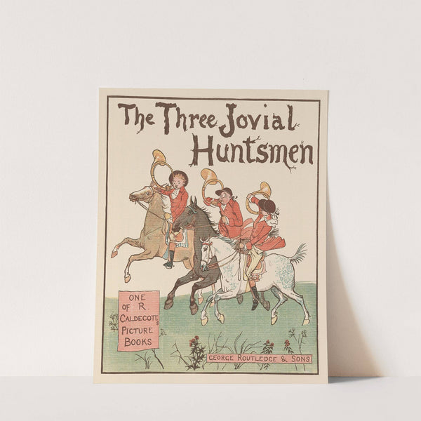 The Three Jovial Huntsmen Pl.1 by Randolph Caldecott