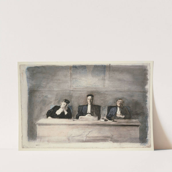 The Three Judges (1858–1860) by Honoré Daumier
