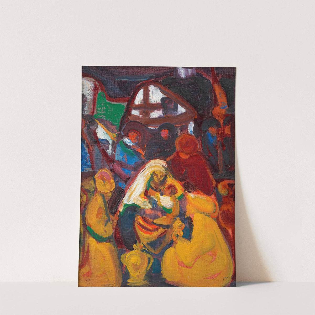 The three kings (around 1920) by Adolf Hölzel