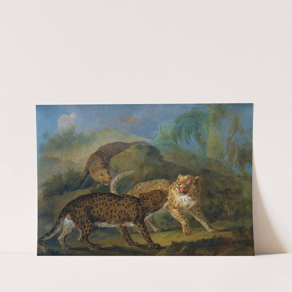 The Three Leopards by Jacques-Charles Oudry