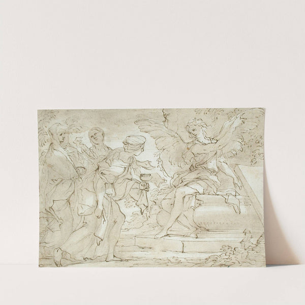 The Three Marys at the Tomb by Domenico Piola