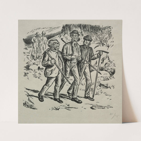 The Three Names (1869) by Charles Samuel Keene