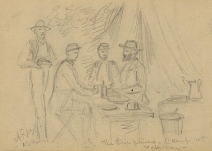 The three princes, camp at Yorktown