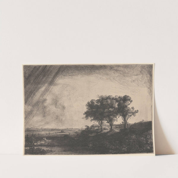 The Three Trees by Rembrandt van Rijn