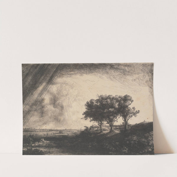 The Three Trees by Rembrandt van Rijn