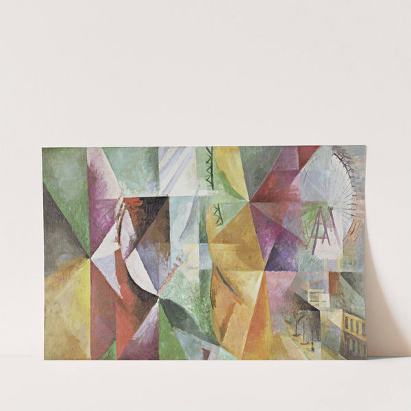 The Three Windows, the Tower and the Wheel by Robert Delaunay