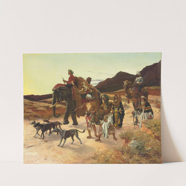 The Tiger Hunt by Rudolf Ernst