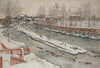 The Timber Chute. Winterscene