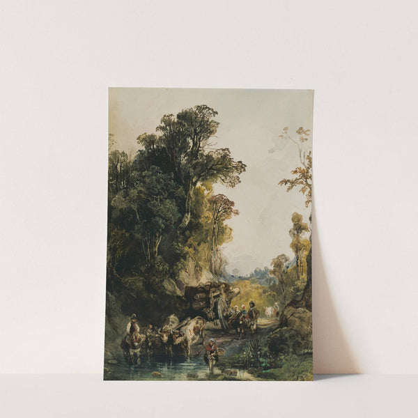 The Timber Waggon by Camille-Joseph-Etienne Roqueplan