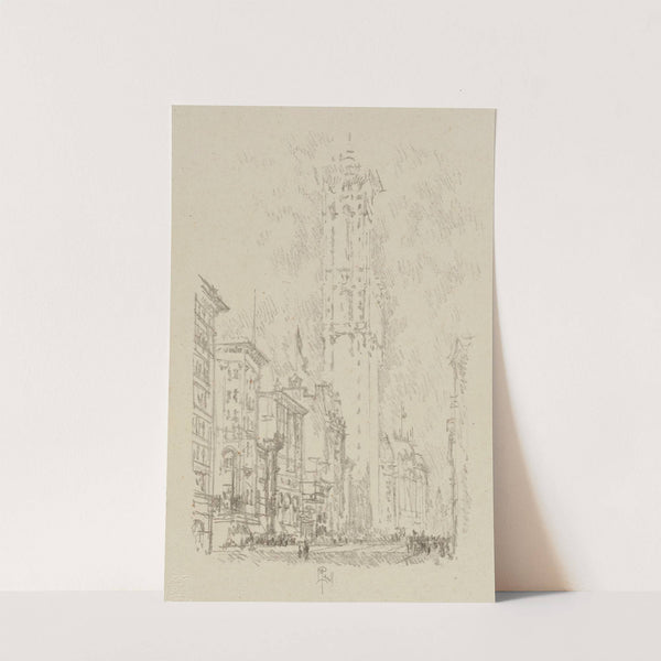 The Times Building by Joseph Pennell