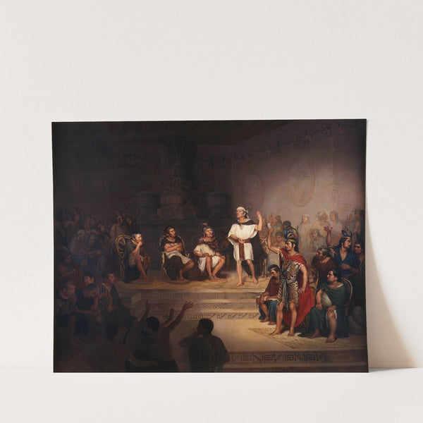 The Tlaxcalan Senate by Rodrigo Gutiérrez